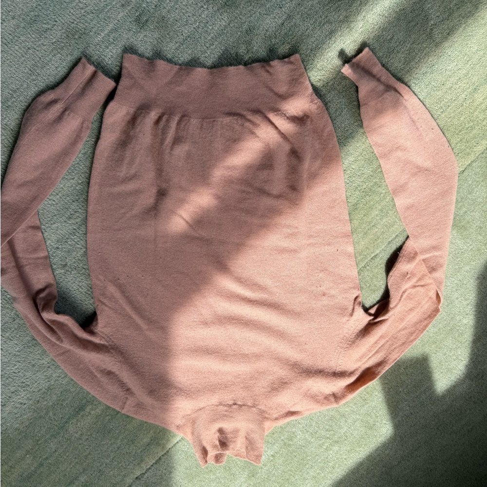 Camel cashmere turtleneck